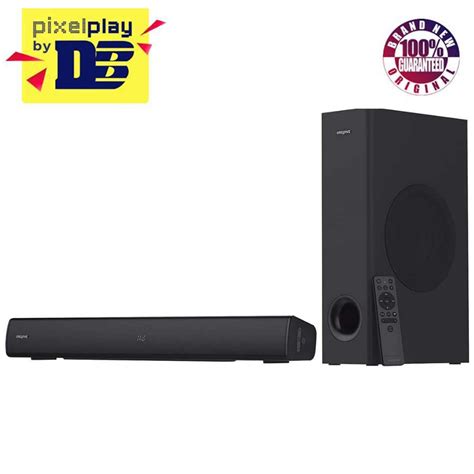 Creative Stage V2 2.1 Soundbar and Subwoofer with Clear Dialog and S.